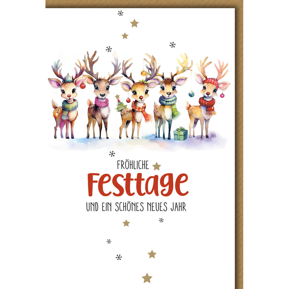 Weihnachtskarte Fröhliche Festtage  22727 22727 Bild