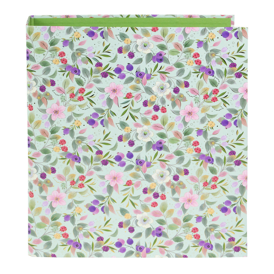 Ordner Blissful Blossom green, A4, 80 mm TURNOWSKY 33 858