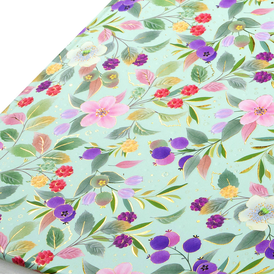 Tagebuch mit Schloss Blissful Blossom green, 16,5 x 16,5 cm, 96 Seiten TURNOWSKY 44 858 TURNOWSKY 44 858 16,5x16,5cm