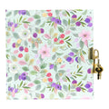 Tagebuch mit Schloss Blissful Blossom green, 16,5 x 16,5 cm, 96 Seiten TURNOWSKY 44 858 TURNOWSKY 44 858 16,5x16,5cm