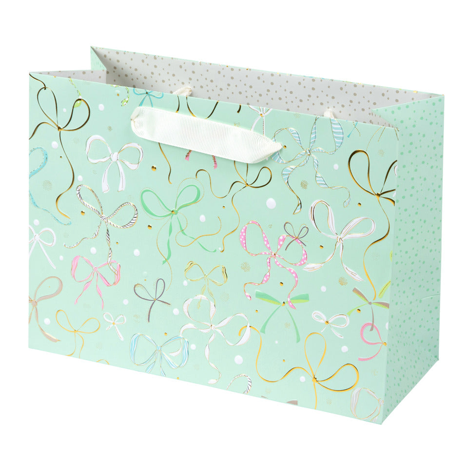 Geschenktragetasche Ribboné, 18 x 25 x 10 cm, mint TURNOWSKY 46 762 TURNOWSKY 46 762 18x25x10cm