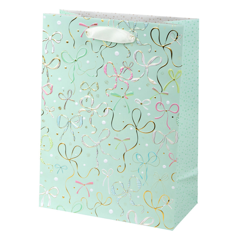 Geschenktragetasche Ribboné, 30 x 22 x 11 cm, mint TURNOWSKY 46 764 TURNOWSKY 46 764 30x22x11cm