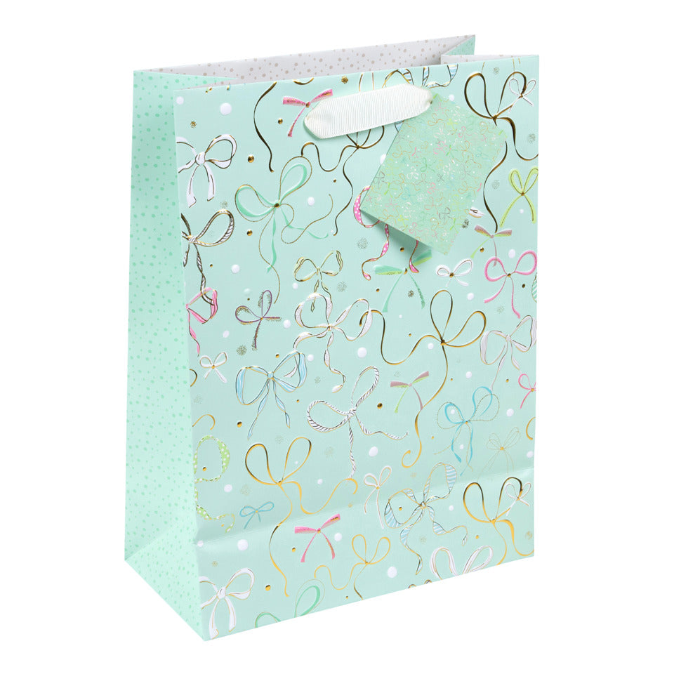 Geschenktragetasche Ribboné, 30 x 22 x 11 cm, mint TURNOWSKY 46 764 TURNOWSKY 46 764 30x22x11cm