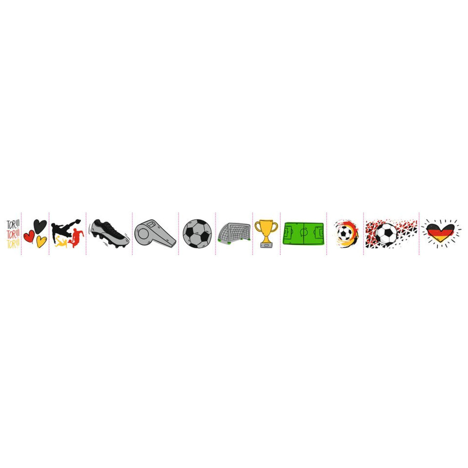 Tattos Fussball, 24 Stück, sortiert im Display MOSES 30496 MOSES. 30496 i.Display