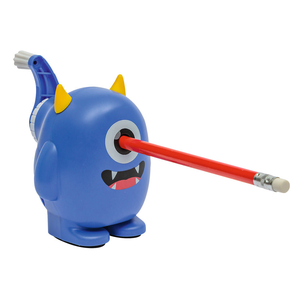 Monster Kurbelanspitzer, Ø 7 mm, sortiert MOSES 26325