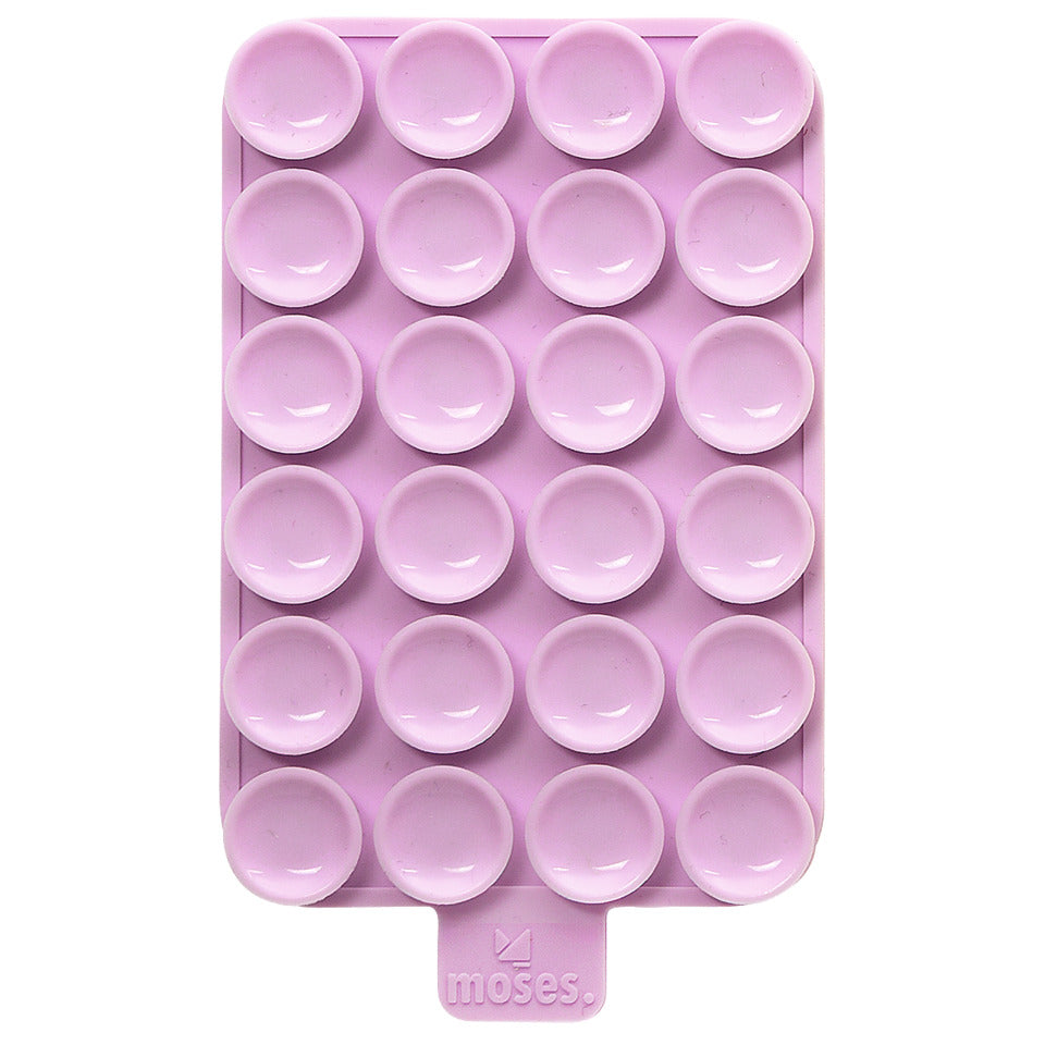 Handy-Halterung Stick it, 6 x 9 x 1 cm, Silikon, sortiert MOSES 27198