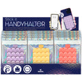 Handy-Halterung Stick it, 6 x 9 x 1 cm, Silikon, sortiert MOSES 27198