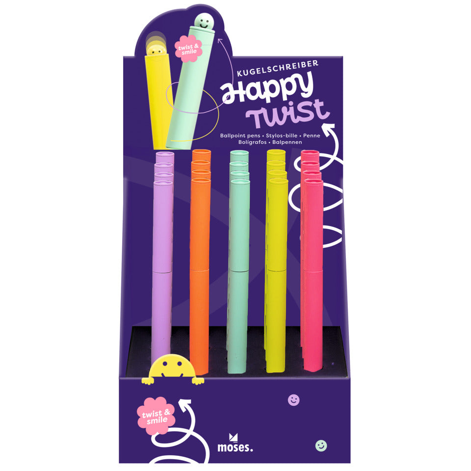 Kugelschreiber Happy Twist MOSES 30067