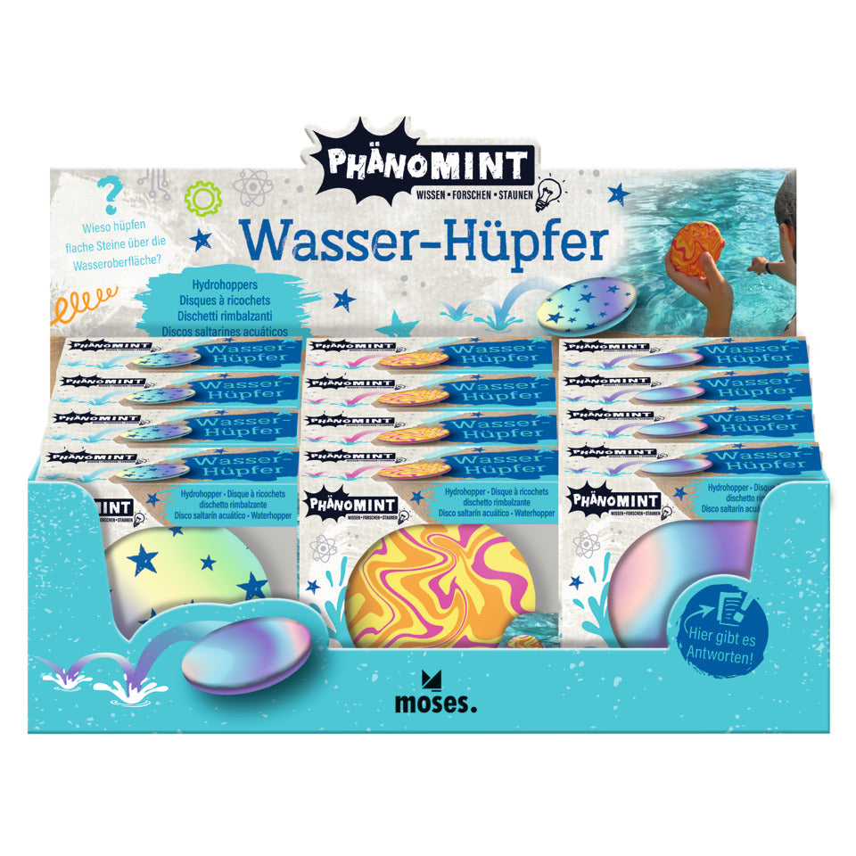 PhänoMINT Wasser-Hüpfer, Ø 76 mm, sortiert MOSES 30374