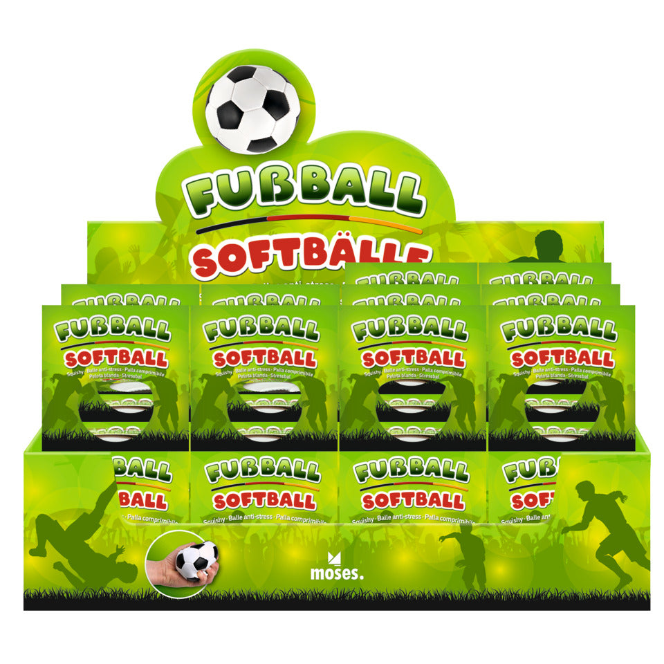 Fußball Softball, Ø 8 cm MOSES 30437