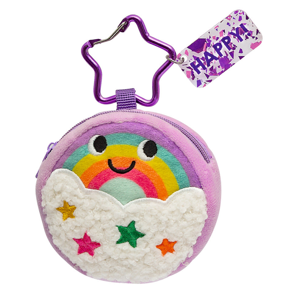 Plüsch-Täschchen Happy Day mit Karabiner MOSES 38292