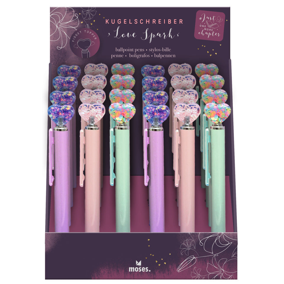 Kugelschreiber Love Spark Kust One More, sortiert MOSES 83598