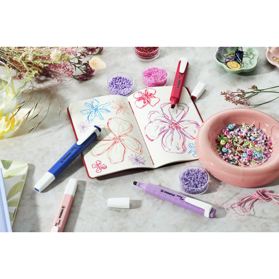 Textmarker Swing Cool Wildflower, 1-4 mm, Keilspitze, grauviolett STABILO 275/162 STABILO 275/162 Wildflower