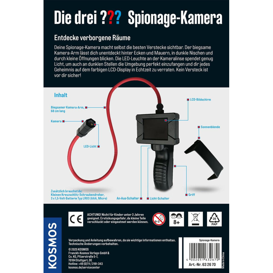 Die drei ??? Spionage-Kamera KOSMOS 632670
