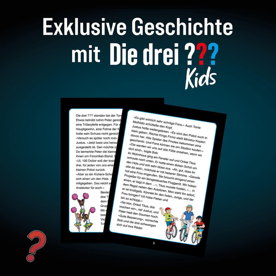 Krimipuzzle Die drei ??? Kids - Pokalfinale in Gefahr KOSMOS 685539 KOSMOS 685539  Pokalfinale in Gefahr