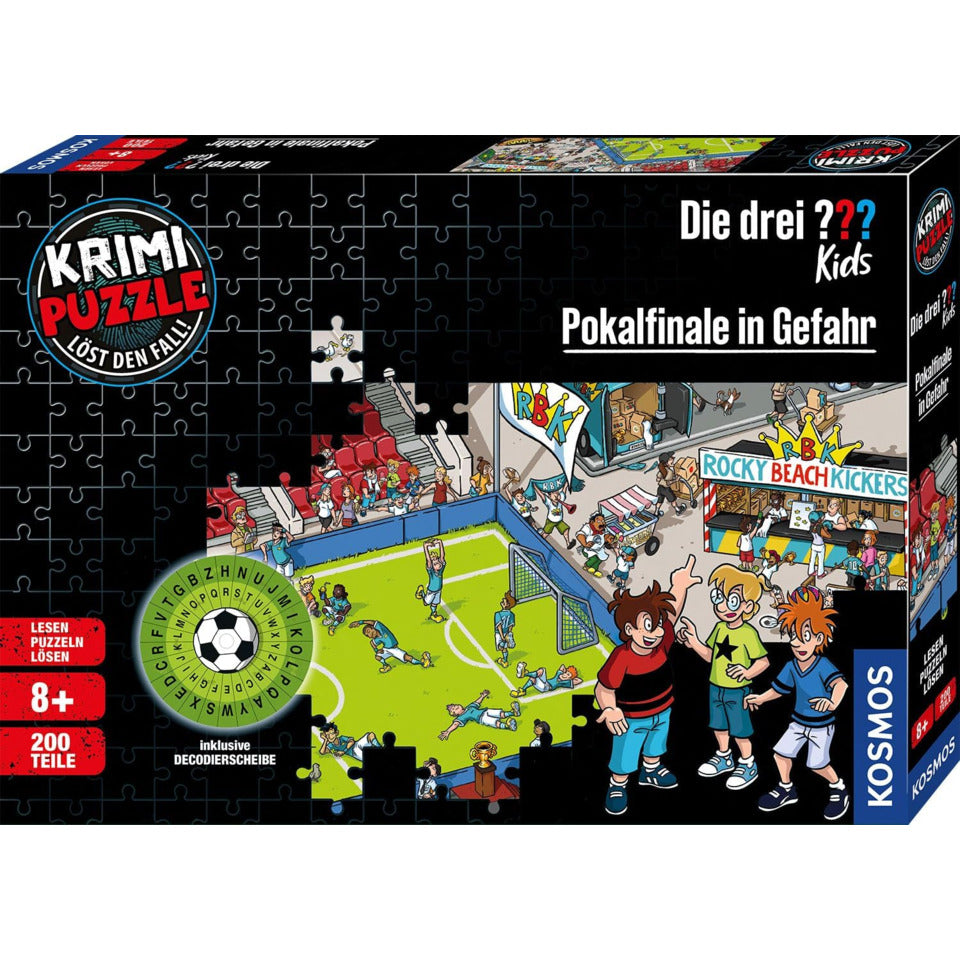 Krimipuzzle Die drei ??? Kids - Pokalfinale in Gefahr KOSMOS 685539 KOSMOS 685539  Pokalfinale in Gefahr