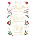 Weihnachtskarte mehrsprachig, 11,5 x 17 cm SKORPION 22-6142 22-6142 Bild