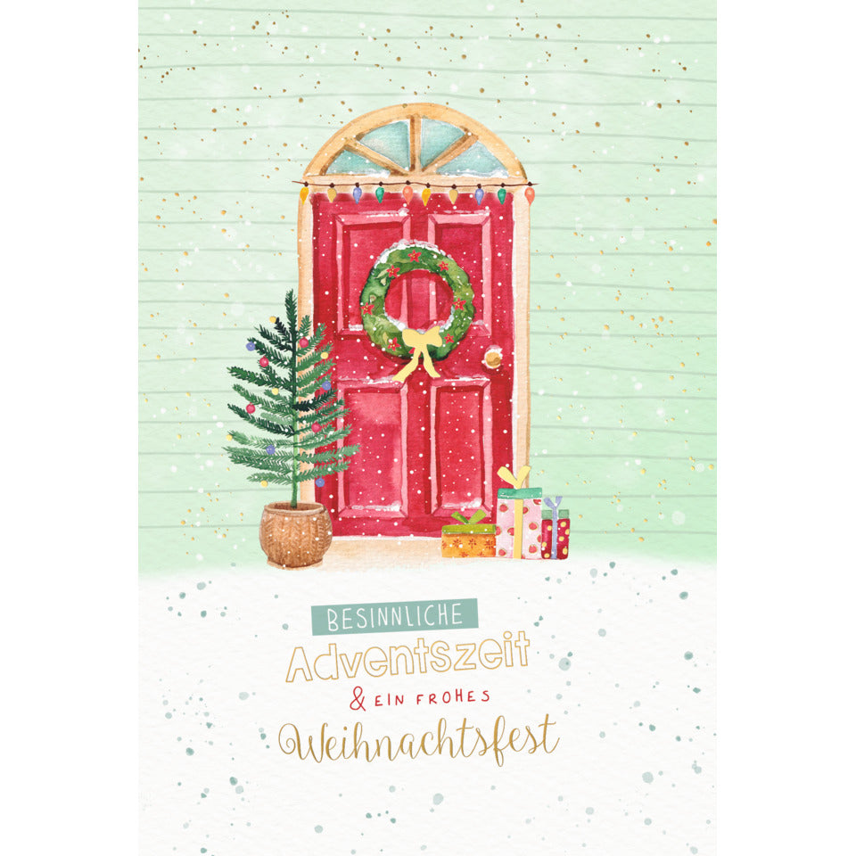 Weihnachtskarte Besinnliche Adventszeit, 11,5 x 17 cm SKORPION 22-6132 22-6132 Bild