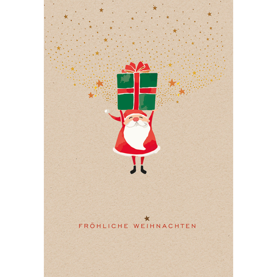 Weihnachtskarte Fröhliche Weihnachten, 11,5 x 17 cm  22-1649 22-1649 Bild unverpacken