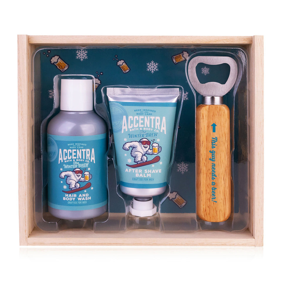 Geschenkset Men's Collection Spardose Winter Edition petrol/braun ACCENTRA 6063364 ACCENTRA 6063364 Spardose Winter Edition