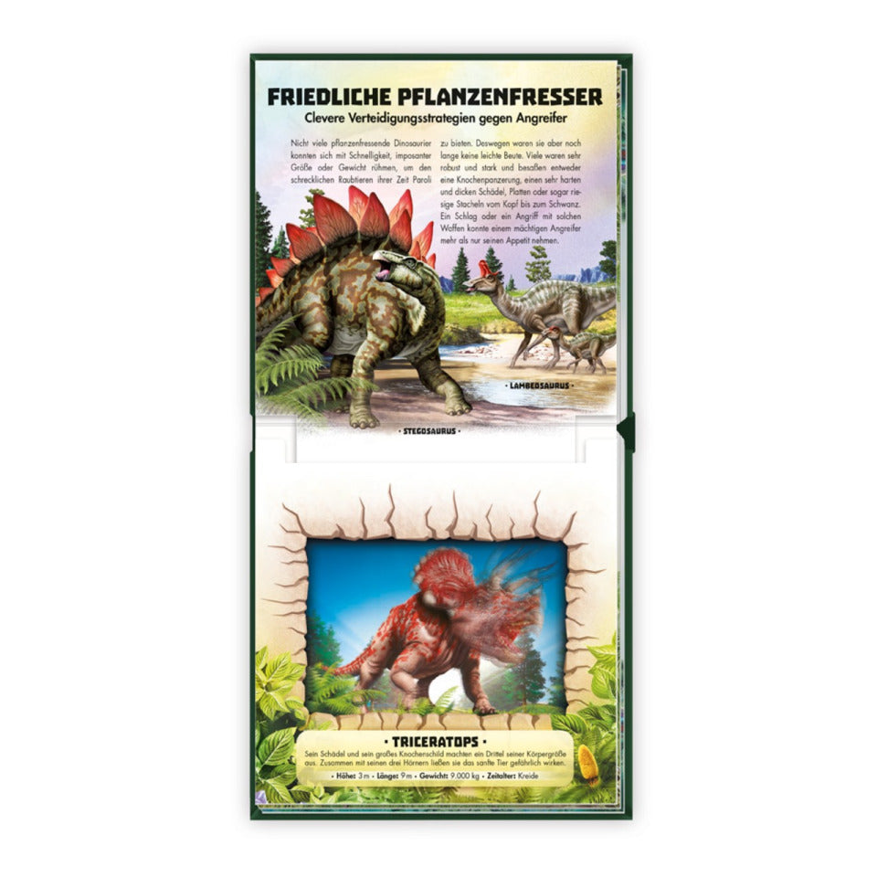 Kinderbuch Dinosaurier 3D-Bilder, 21 x 21 cm TRÖTSCH 20567 TRÖTSCH 20567 21x21cm