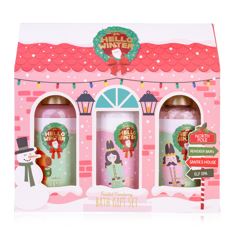 Badeset rosa Hello Winter Haus ACCENTRA 6063325 ACCENTRA 6063325 Haus