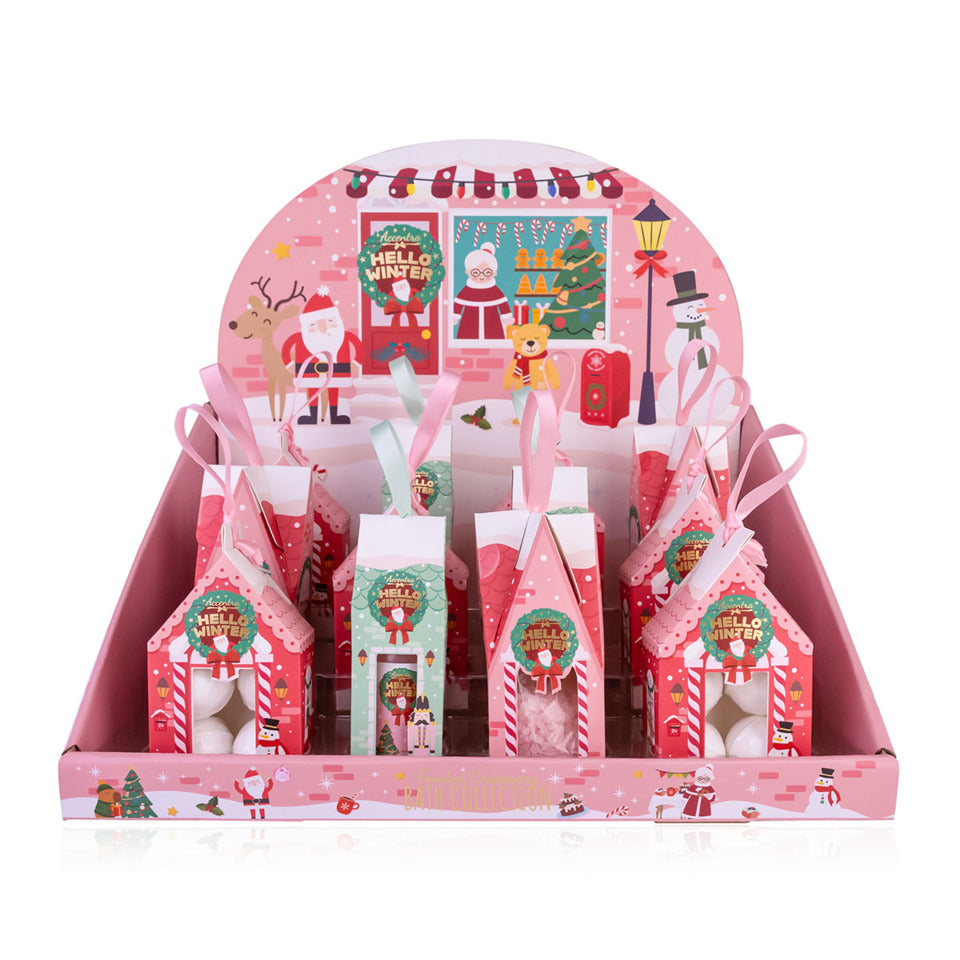 Thekendisplay sortiert Badekollektion 12 teilig Hello Winter ACCENTRA 6063323 ACCENTRA 6063323 12tlg. Hello Winter