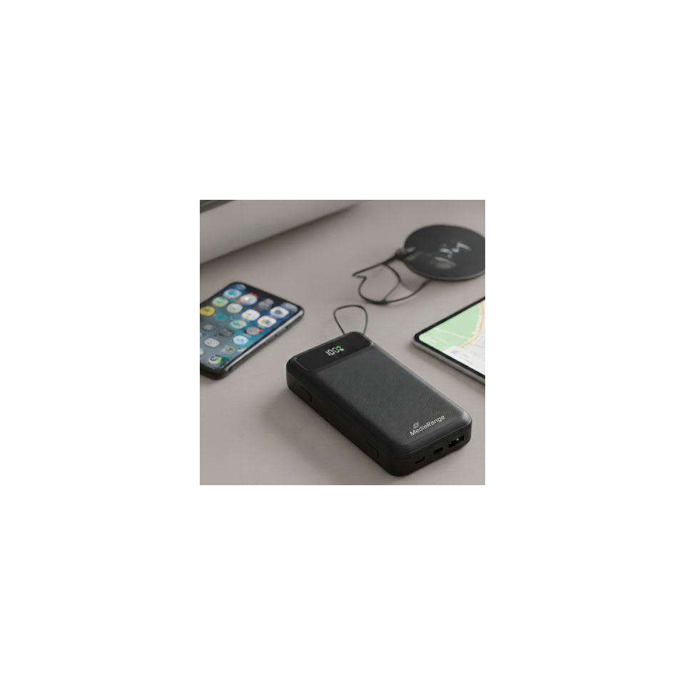 Ladestation Powerbank, 20.000mAh MEDIARANGE MRMA756