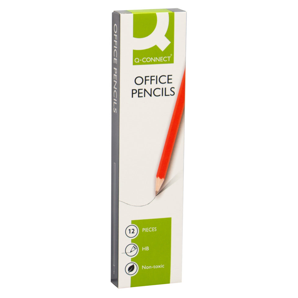 Bleistift ohne Radierer, HB, rot Q-CONNECT KF26072