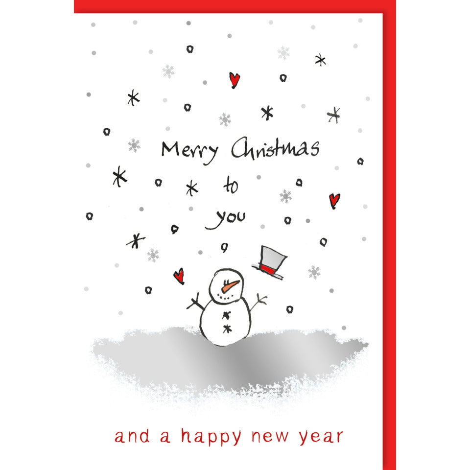 Weihnachtskarte Merry Christmas and a Happy New Year, 11,5 x 17 cm BRAUN + COMPANY 5800-23274 BRAUN + COMPANY 5800-23274 Bild