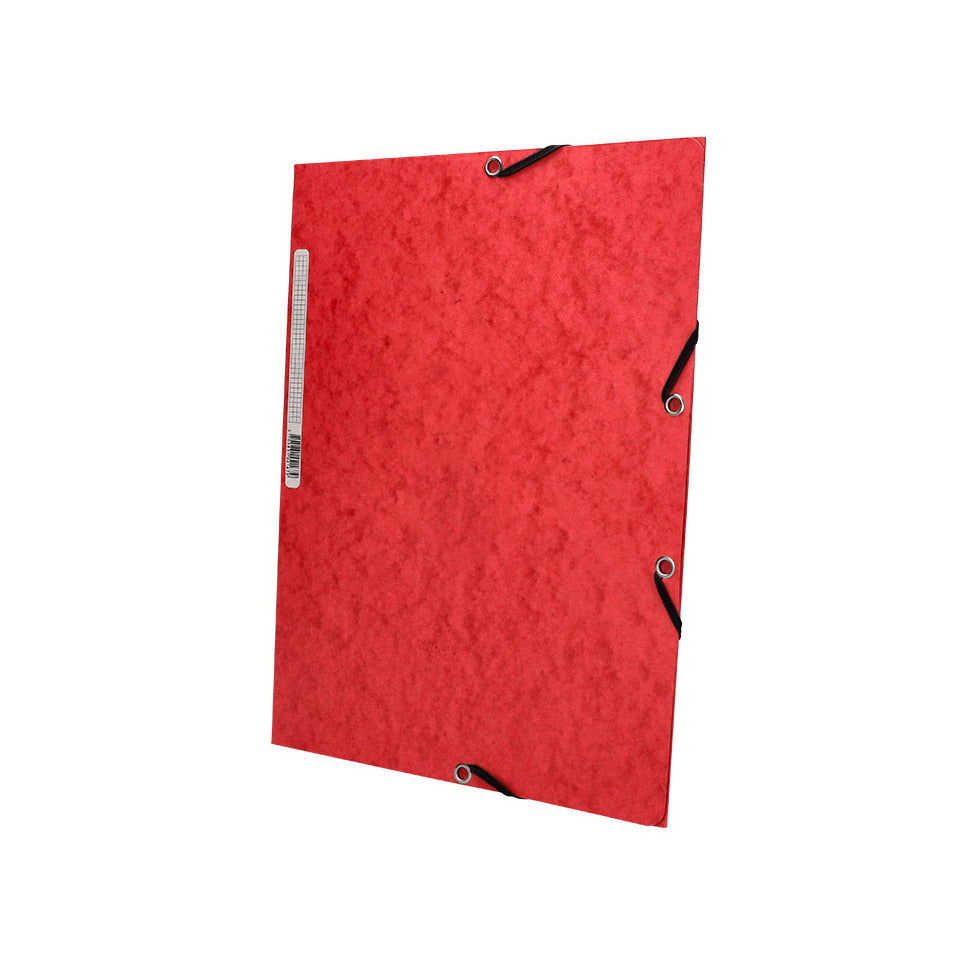 Gummizugmappe, A4, Karton, rot Q-CONNECT KF02165