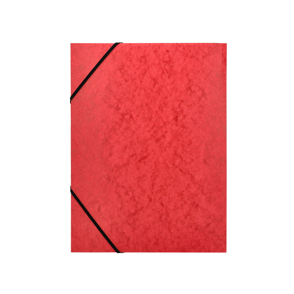 Gummizugmappe, A4, Karton, rot Q-CONNECT KF02165