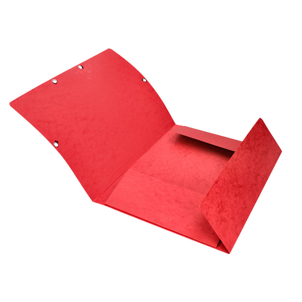 Gummizugmappe, A4, Karton, rot Q-CONNECT KF02165
