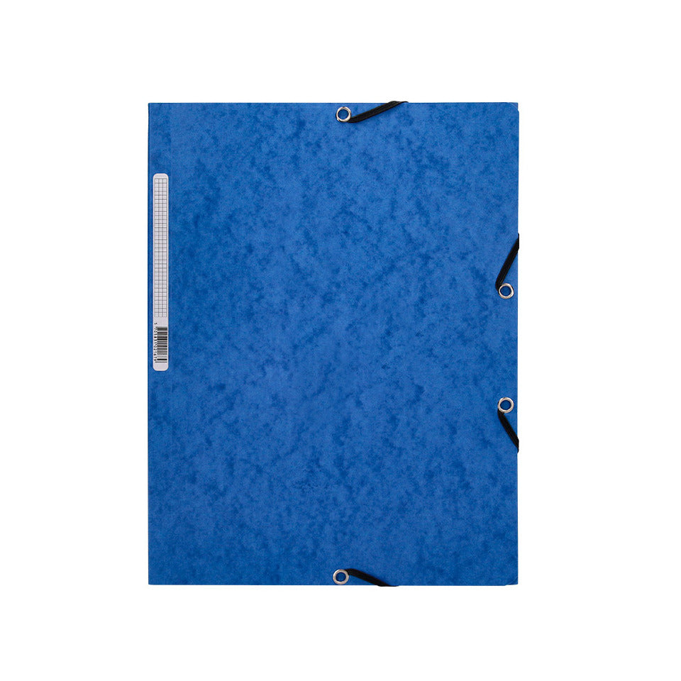 Gummizugmappe, A4, Karton, blau Q-CONNECT KF02167