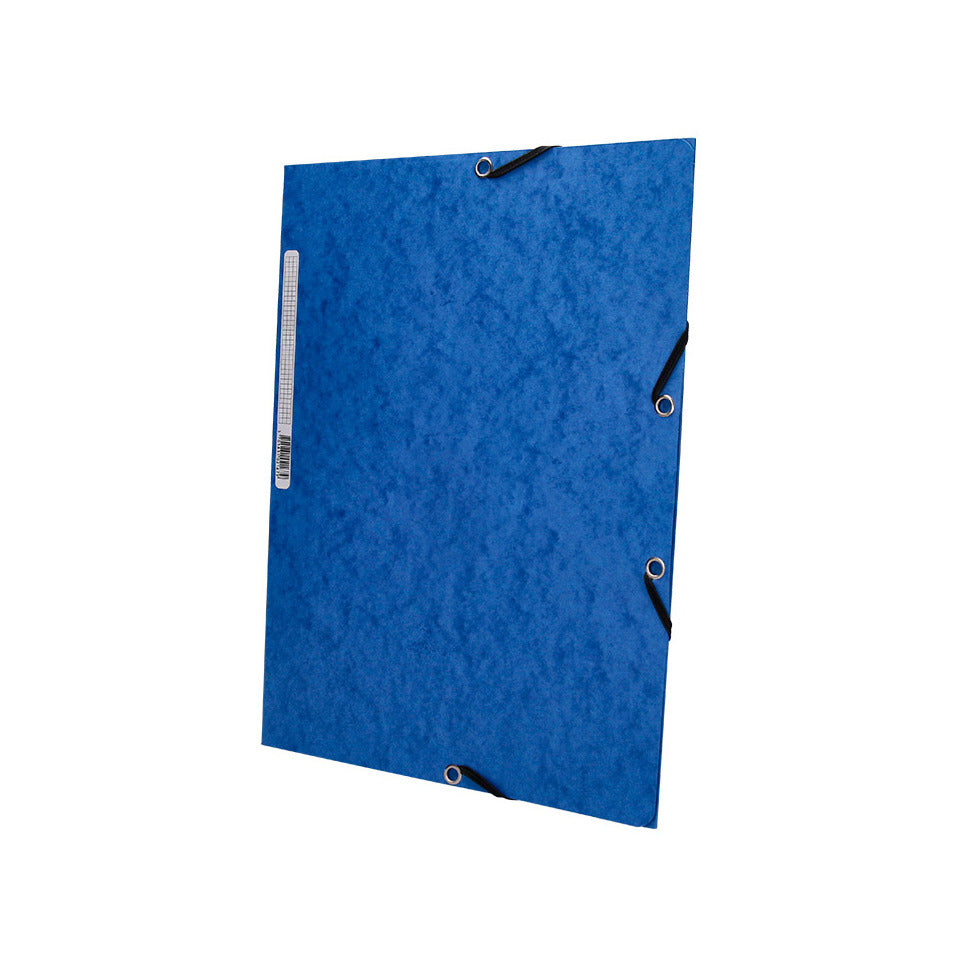 Gummizugmappe, A4, Karton, blau Q-CONNECT KF02167