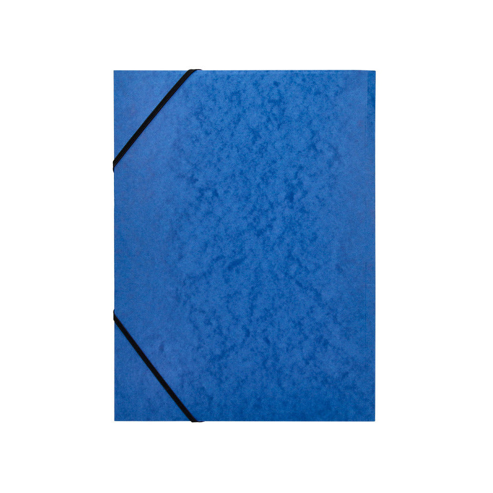 Gummizugmappe, A4, Karton, blau Q-CONNECT KF02167