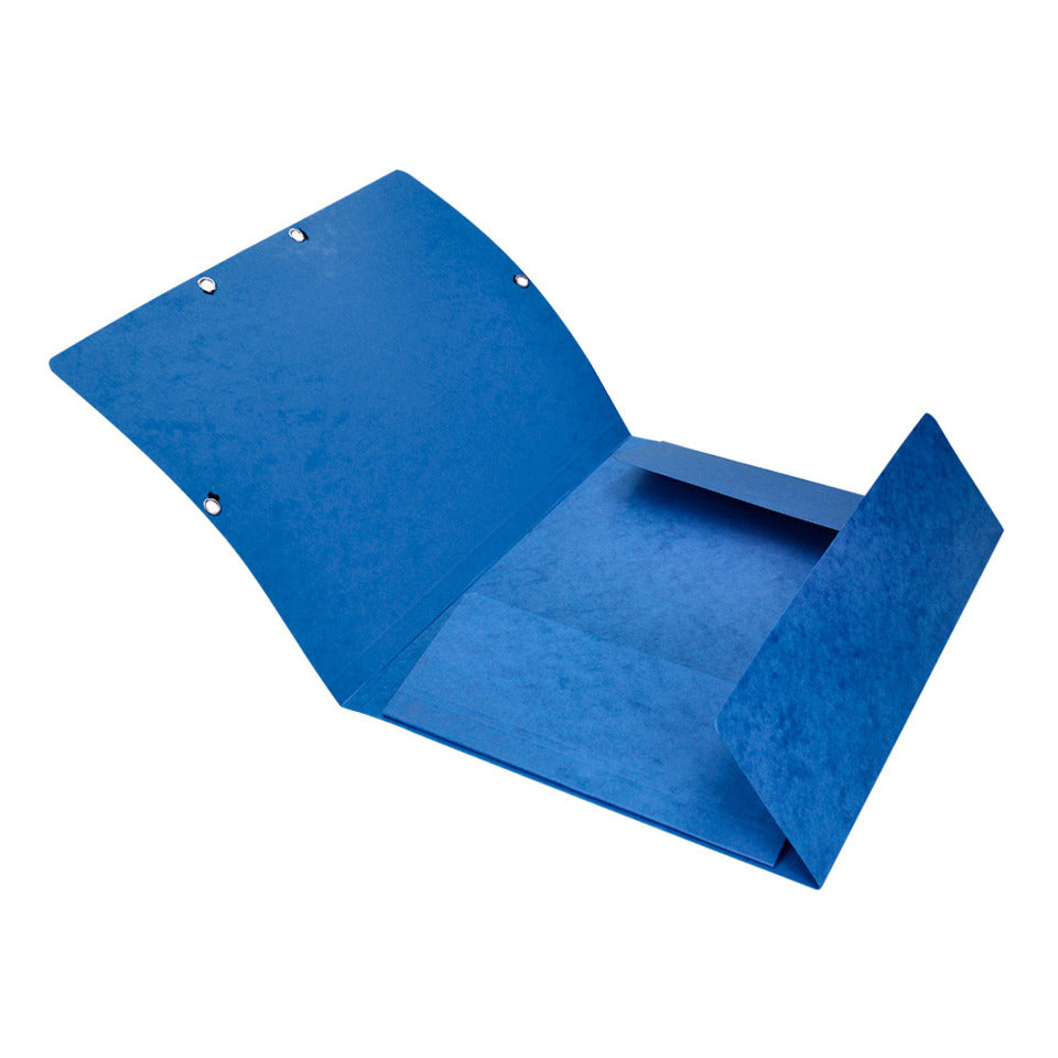 Gummizugmappe, A4, Karton, blau Q-CONNECT KF02167