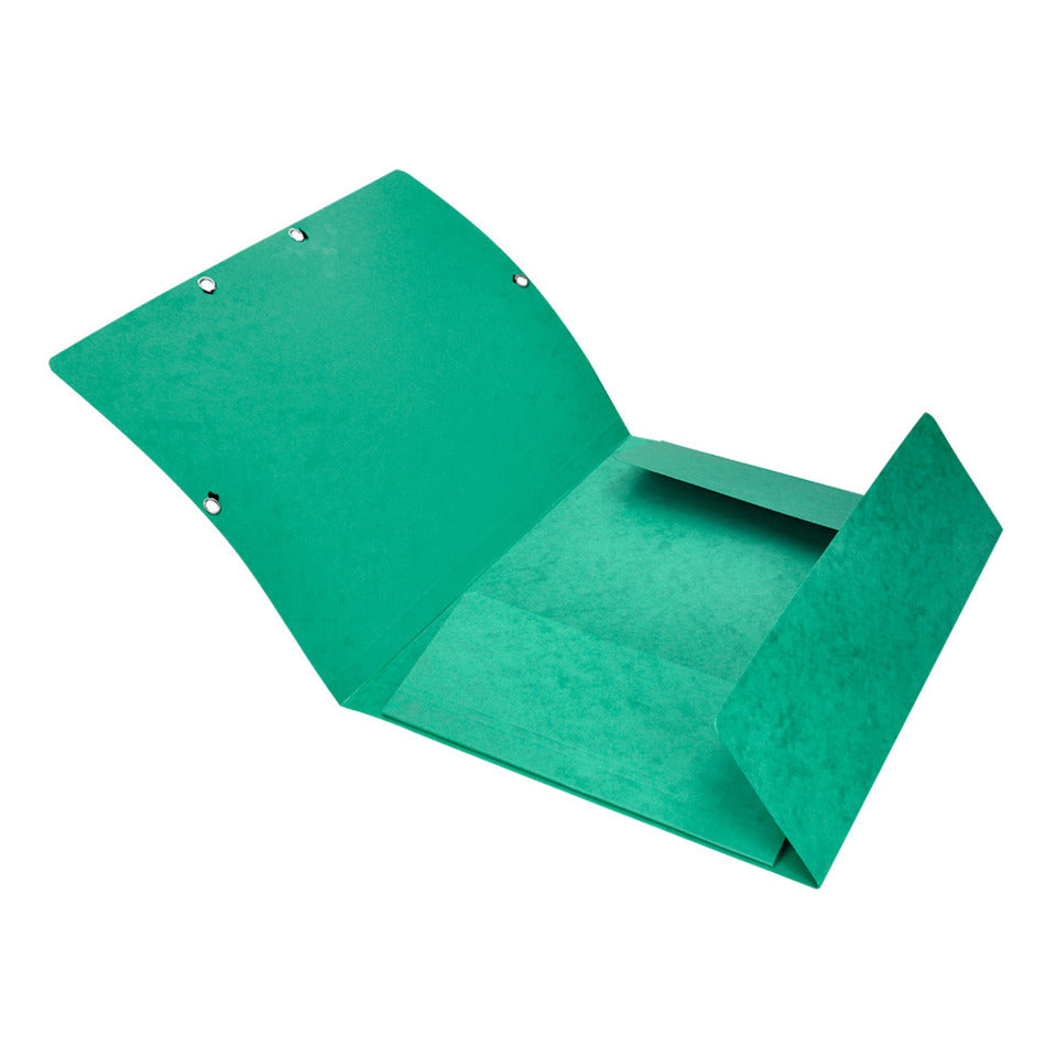 Gummizugmappe, A4, Karton, grün Q-CONNECT KF02168