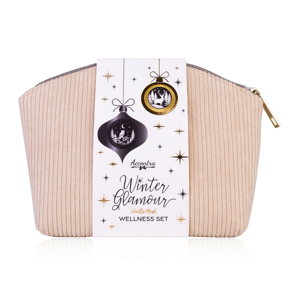Badeset weiß Winter Glamour Kosmetiktasche ACCENTRA 6063472 ACCENTRA 6063472 Kosmetiktasche