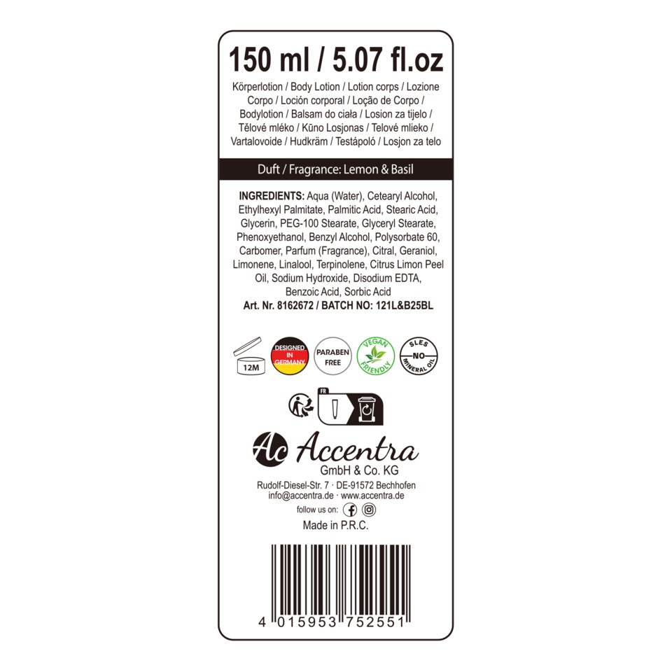 Bodylotion 150ml Essential Botanicals sortiert ACCENTRA 8162672 ACCENTRA 8162672 150ml