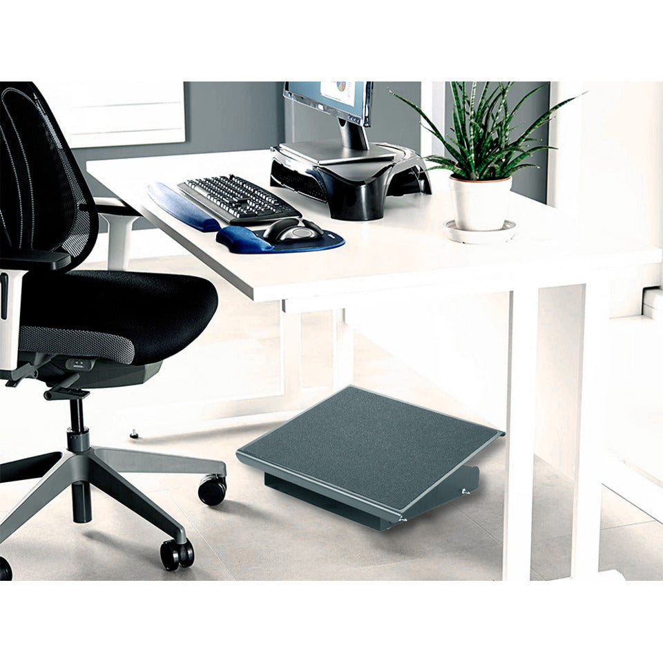 Fußstütze Metall, schwarz Q-CONNECT KF17950