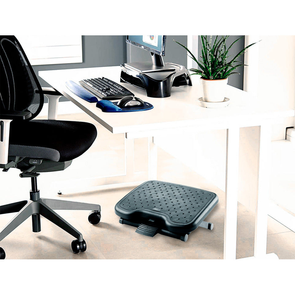 Fußstütze, Gummioberfläche, Kunststoff, schwarz Q-CONNECT KF17983 Q-CONNECT KF17983 Gummioberfläche