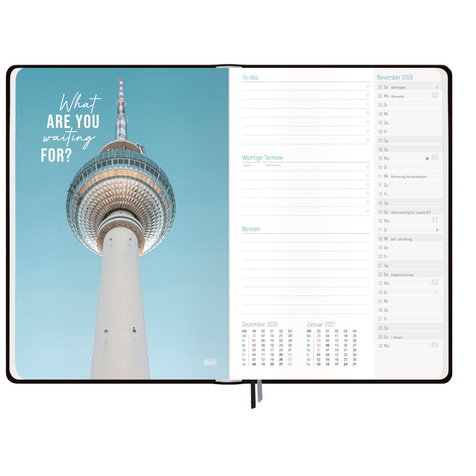 Timer 2026/27, A5, Hardcover, 1W/2S, sortiert HÄFFT 11110-0 HÄFFT 11110-0  Hardcover