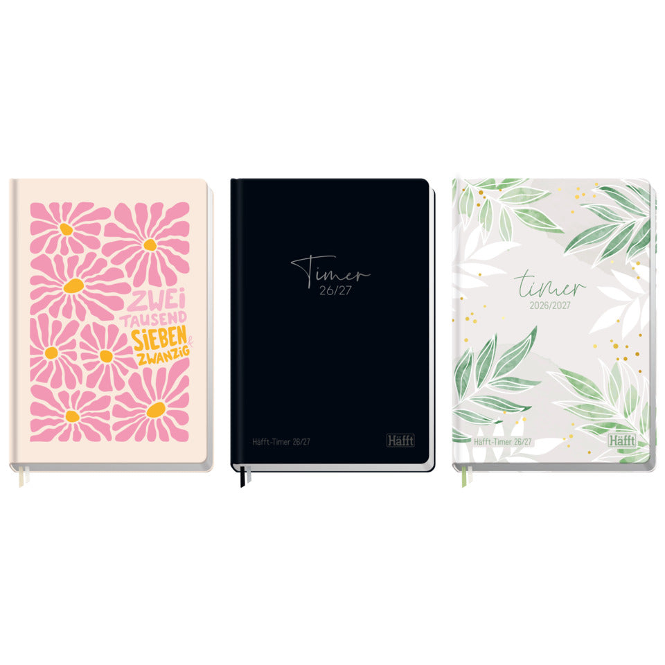 Timer 2026/27, A5, Hardcover, 1W/2S, sortiert HÄFFT 11110-0 HÄFFT 11110-0  Hardcover