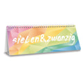 Tischkalender Büro & Freizeit Rainbow 2027, 29,7 x 11 cm, 100g/m², 1W/1S HÄFFT 11341-5 HÄFFT 11341-5  Rainbow