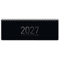 Tischkalender Büro & Freizeit 2027, 29,7 x 11 cm, 1W/1S, schwarz HÄFFT 11347-3 HÄFFT 11347-3  Black Edition 128S.