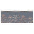 Tischkalender Büro & Schule Poppy 2027, 29,7 x 11 cm, 100g/m², 1W/1S HÄFFT 11349-9