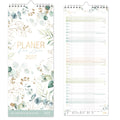 Wandkalender Planer für Zwei 2027, 13 x 32 cm, 140g/m², 1M/1S, 3 Spalten HÄFFT 11370-8 HÄFFT 11370-8 3Spalten 13x32cm
