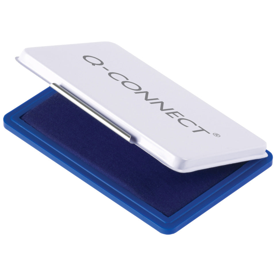 Stempelkissen Gr.3, 9 x 5,5 cm, blau Q-CONNECT KF16313