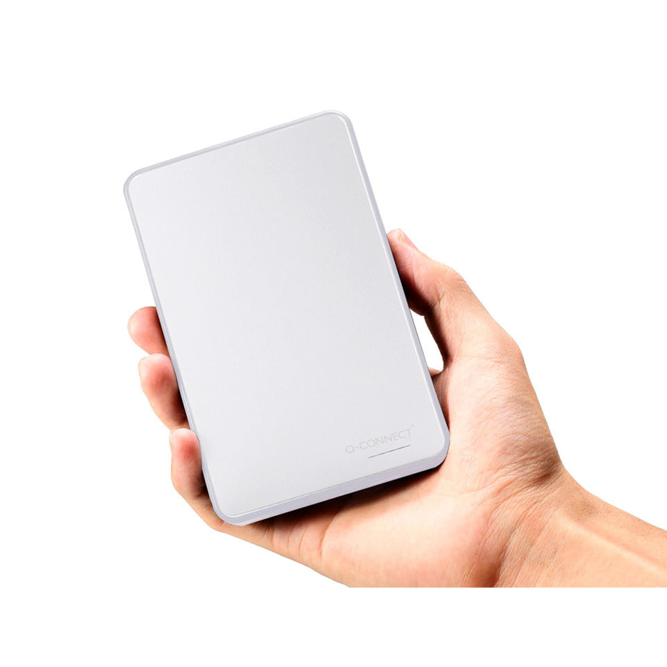 Festplatte extern, USB 3.2 Gen1, 1 TB, silber Q-CONNECT KF18083 Q-CONNECT KF18083 1TB